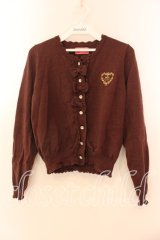 BABY,THE STARS SHINE BRIGHT / リボンカーディガン  ブラウン O-25-12-18-045-BA-TO-IG-OS