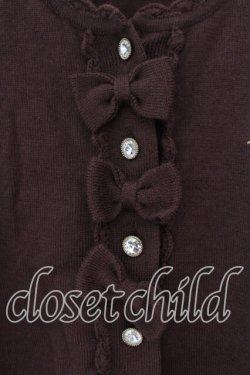 画像2: BABY,THE STARS SHINE BRIGHT / リボンカーディガン  ブラウン O-25-12-18-045-BA-TO-IG-OS