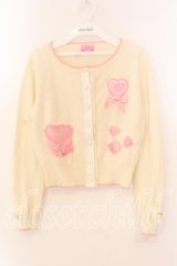 Angelic Pretty / Meltyチョコレートニットカーディガン  オフシロ O-25-12-18-046-AP-TO-IG-OS