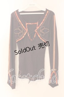 画像1: Ozz oneste / ボレロ風カットソー  パープル O-25-12-18-047-OO-TO-IG-OS