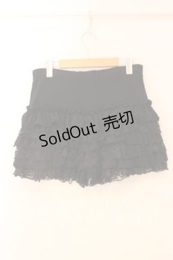 画像3: Ozz oneste / 刺繍入りペチパンツ  ブラック O-25-12-18-050-OO-PA-IG-OS