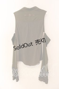 画像3: Ozz Croce / セパレートスリーブレースアップカットソー  カーキグリーン O-25-12-18-052-OO-TO-IG-OS