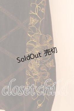 画像2: Ozz On / レース格子ギャザーニット  ブラウン O-25-12-18-053-OO-TO-IG-OS