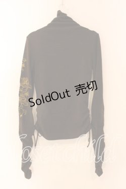 画像3: Ozz On / レース格子ギャザーニット  ブラウン O-25-12-18-053-OO-TO-IG-OS