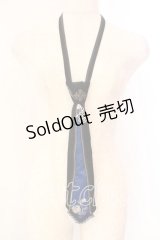 Ozz Croce / ネクタイ  ブラック×ブルー O-25-12-18-058-OO-ZA-IG-OS