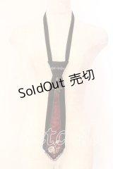 Ozz Croce / ネクタイ  ブラック×レッド O-25-12-18-059-OO-ZA-IG-OS