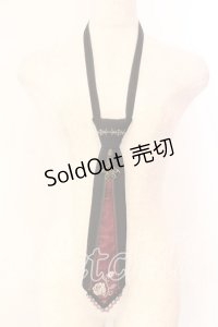 Ozz Croce / ネクタイ  ブラック×レッド O-25-12-18-059-OO-ZA-IG-OS