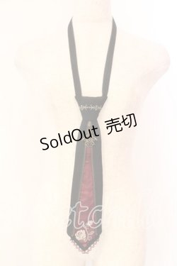 画像1: Ozz Croce / ネクタイ  ブラック×レッド O-25-12-18-059-OO-ZA-IG-OS