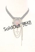 Ozz Croce / ローズチェーンチョーカー  ブラック×アンティーク×レッド O-25-12-18-060-OO-AC-IG-OS