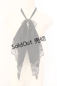 PUTUMAYO / レースジャボタイ  ブラック×ブラック O-25-12-18-061-PT-ZA-IG-OS