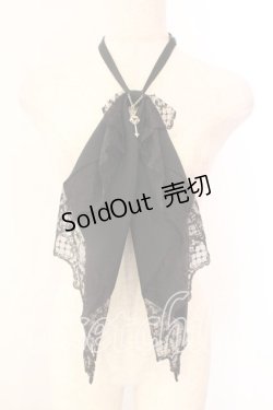 画像1: PUTUMAYO / レースジャボタイ  ブラック×ブラック O-25-12-18-061-PT-ZA-IG-OS