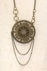 STEAM / 歯車ネックレス  アンティークゴールド O-25-12-18-062-HN-AC-IG-OS