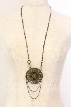 画像2: STEAM / 歯車ネックレス  アンティークゴールド O-25-12-18-062-HN-AC-IG-OS