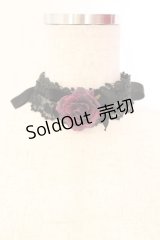 ATELIER PIERROT / ローズチョーカー  チュールレースタイプ ブラック×パープル O-25-12-18-064-EL-AC-IG-OS