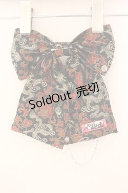 画像3: MAD / リボンブローチ  ジャガードブラック O-25-12-18-065-PU-AC-IG-OS