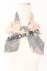 Despair / ネクタイ  ブラック×和柄 O-25-12-18-066-GO-ZA-IG-OS