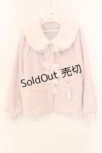 Amavel / Bunny＆Puppyのうさみみショートコート  ピンク O-25-12-18-068-CA-CO-IG-OS