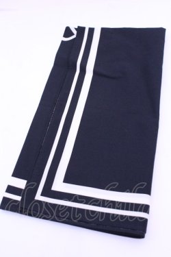 画像2: INGEBORG / ハンカチーフ  ロゴクロ O-25-12-18-1005-LO-ZA-IG-OS