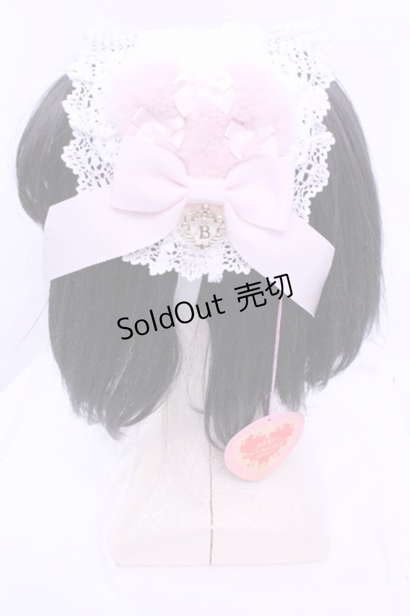 画像2: BABY,THE STARS SHINE BRIGHT / Cherie de Neige ヘッドドレス  ピンク O-25-12-18-1038-BA-AC-OW-ZT485-F002 (2)