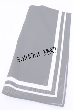 画像2: INGEBORG / ハンカチーフ  ロゴクロ O-25-12-18-1006-LO-ZA-IG-OS