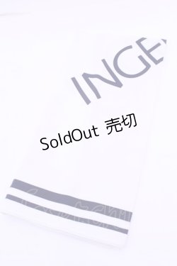 画像1: INGEBORG / ハンカチーフ  ロゴシロ O-25-12-18-1007-LO-ZA-IG-OS