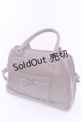 axes femme / リボンビットバッグ 260×200×120mm ワイン O-25-12-18-1046-AX-BG-IG-OS