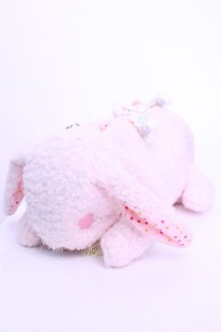 画像1: 牧場仕立て / ぽこぽこ本体にピンク色の春待ちうさぎバッグ【ふわぽこ】  ピンク O-25-12-18-1049-LO-BG-OW-OS