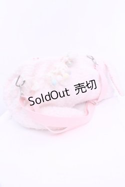 画像3: 牧場仕立て / ぽこぽこ本体にピンク色の春待ちうさぎバッグ【ふわぽこ】  ピンク O-25-12-18-1049-LO-BG-OW-ZT172