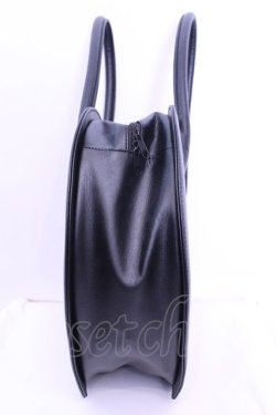 画像2: MILK / 45thハートバッグ  クロ×裏地アカハート柄 O-25-12-18-1051-ML-BG-IG-OS