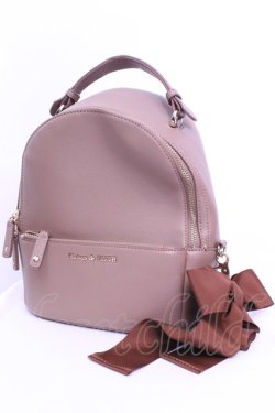 画像1: Maison de FLEUR / リボンMリュック  ベージュ O-25-12-18-1052-LO-BG-YM-OS
