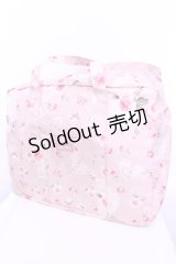 PINK HOUSE / 2012 Boston bag  フリルローズ柄 O-25-12-18-1053-LO-BG-IG-OS