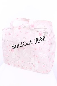 PINK HOUSE / 2012 Boston bag  フリルローズ柄 O-25-12-18-1053-LO-BG-IG-OS