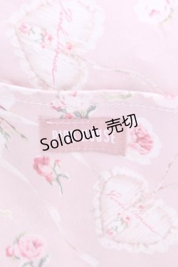 画像2: PINK HOUSE / 2012 Boston bag  フリルローズ柄 O-25-12-18-1053-LO-BG-IG-OS