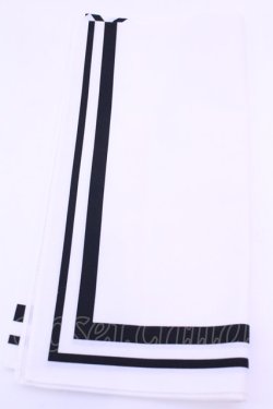 画像2: INGEBORG / ハンカチーフ  ロゴシロ O-25-12-18-1008-LO-ZA-IG-OS