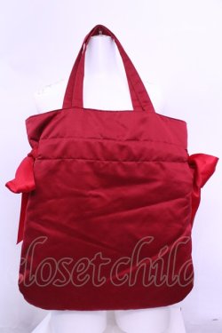 画像2: Maison de FLEUR / ロゴダブルリボントートバッグ  アカ O-25-12-18-1055-LO-BG-IG-OS