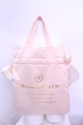 Maison de FLEUR / ダブルリボントートバッグ  ピンク O-25-12-18-1056-LO-BG-IG-OS