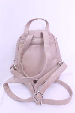 画像2: Ank Rouge / リボンフリルミニリュック  ベージュ×クロ O-25-12-18-1058-CA-BG-IG-OS