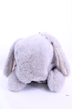 画像2: 牧場仕立て / 仔うさぎバッグ（ちいさめ）  グレー たれみみ O-25-12-18-1063-LO-BG-IG-OS