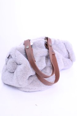 画像3: 牧場仕立て / 仔うさぎバッグ（ちいさめ）  グレー たれみみ O-25-12-18-1063-LO-BG-IG-OS