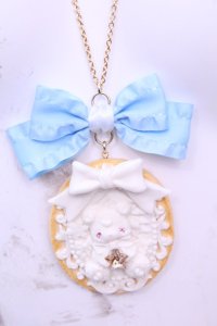 Lafeecuiller / ビスキュイネックレス  オフ×ベージュ O-25-12-18-1064-LO-AC-IG-OS