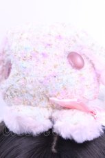 画像2: 牧場仕立て / うさぎヘッドドレス  ツイード O-25-12-18-1069-LO-SH-IG-ZT485 (2)