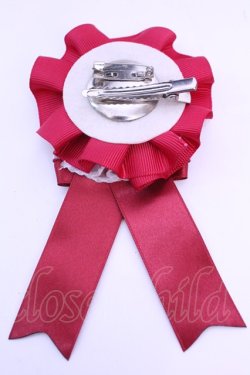 画像3: MERCI MEL / いちごマカロンロゼット  アカ O-25-12-18-1070-LO-AC-IG-OS