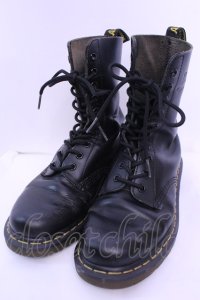 Dr.Martens （Getta Grip） / 1490 10 ホール ブーツ アウトソール約27.5cm ブラック O-25-12-18-1079-PU-SH-IG-OS
