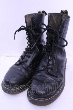 画像1: Dr.Martens （Getta Grip） / 1490 10 ホール ブーツ アウトソール約27.5cm ブラック O-25-12-18-1079-PU-SH-IG-OS