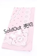 PINK HOUSE / ハンカチーフ  2000年 くま　バンダナピンク O-25-12-18-1012-LO-ZA-IG-OS