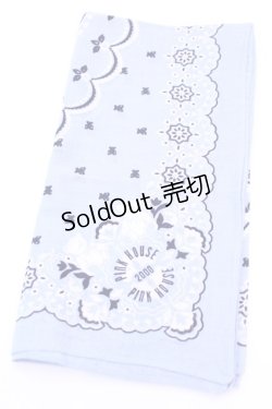 画像1: PINK HOUSE / ハンカチーフ  2000年 くま　バンダナサックス O-25-12-18-1013-LO-ZA-IG-OS