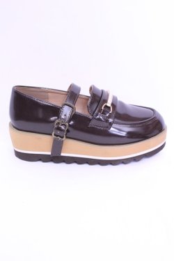 画像8: axes femme / ストラップ付ローファー S ブラウン O-25-12-18-1084-AX-SH-OW-OS