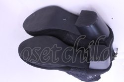 画像4: axes femme / レース切り替えブーツ L クロ O-25-12-18-1087-AX-SH-OW-OS