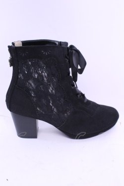 画像7: axes femme / レース切り替えブーツ L クロ O-25-12-18-1087-AX-SH-OW-OS