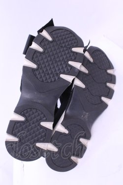 画像4: merry jenny / リボンスニーカーサンダル L クロ O-25-12-18-1088-LO-SH-OW-OS